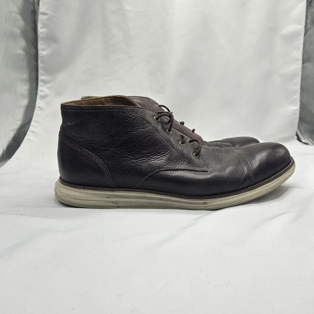 Cole Haan Grand Os Chukka Ankle Boots Men's Size‎ 11.5 M Brown Leather